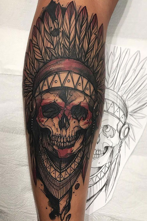 Skull Arm Tattoo