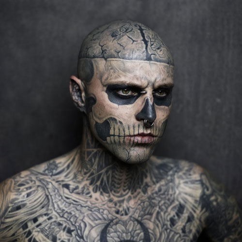 Skull Face Tattoo