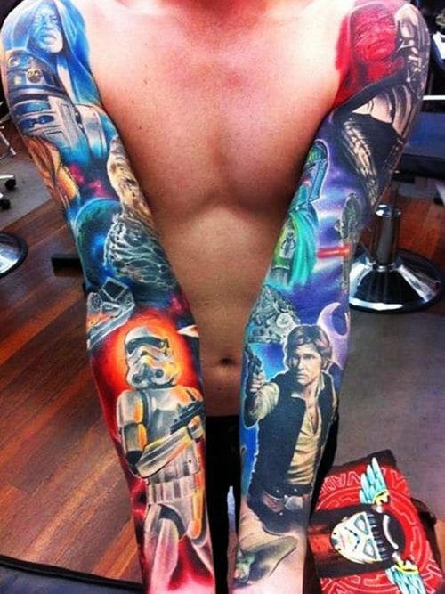 Star Wars Sleeve Tattoos For Guys
