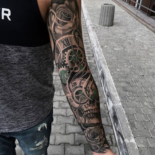 Badass Tattoos For Men on Arm Sleeves