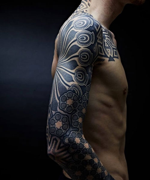 Traditional Tribal Sleeve Tattoos For Men