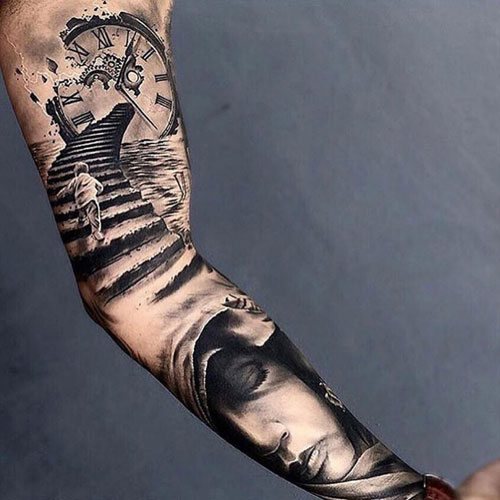 Awesome Sleeve Tattoo Ideas on Arm For Guys