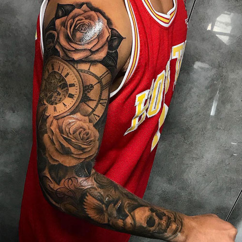 Upper Arm Sleeve Tattoos