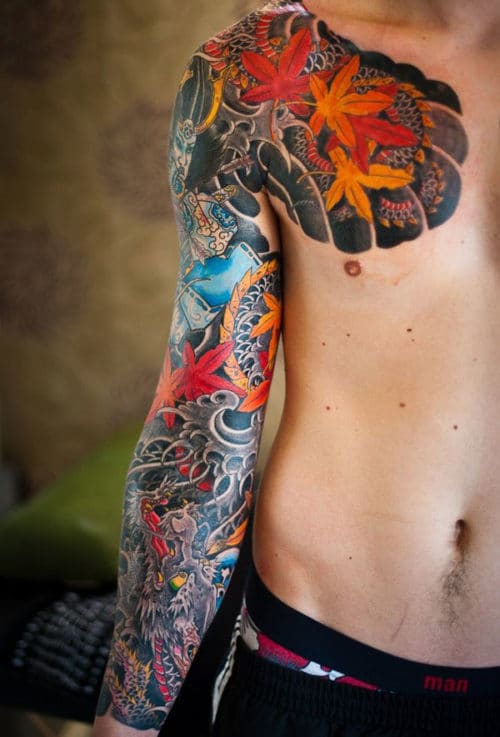 Cool Full Sleeve Tattoo For Guys