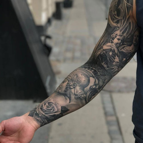 Unique Full Sleeve Tattoos