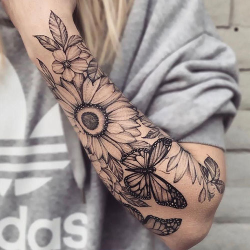 Sunflower Half Sleeve