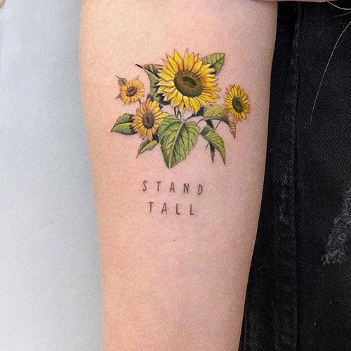 Sunflower Tattoo Designs