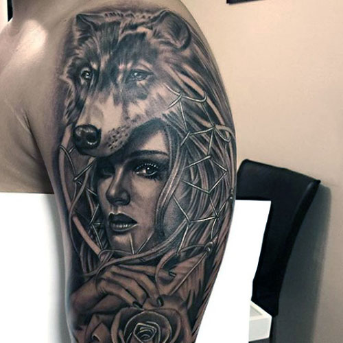 Wolf Tattoo Ideas For Men