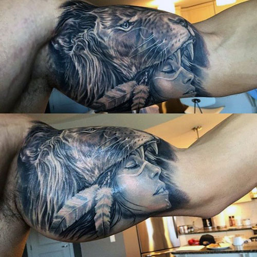 Bicep Tattoos For Men