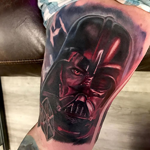 Badass Star Wars Bicep Tattoo Ideas