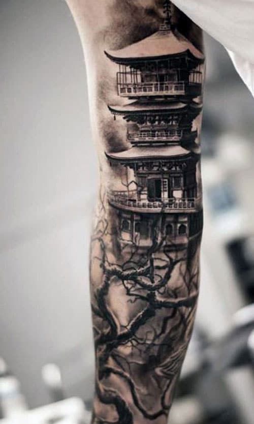 Full Inner Arm Tattoo