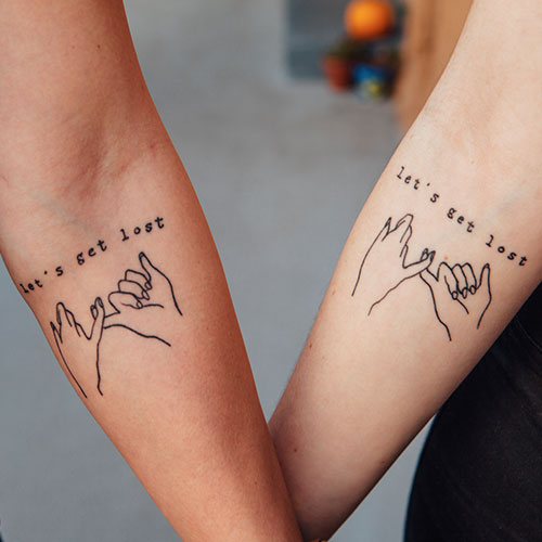 Matching Pinky Promise Tattoo Ideas