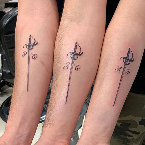 Three Musketeers Tattoo