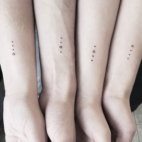 Cute Matching Tattoos For Groups
