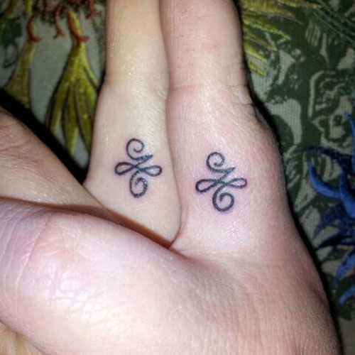 Best Friend Symbol Tattoos