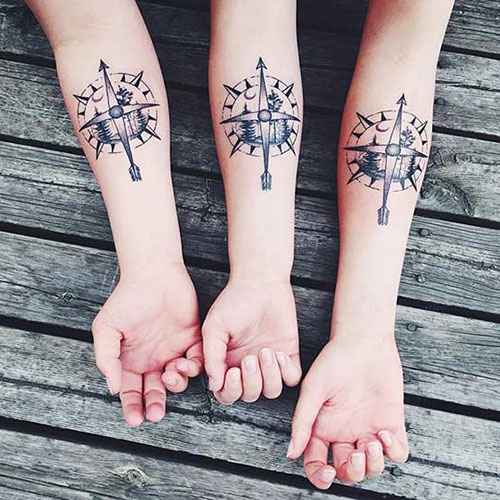Best Sister Tattoo Ideas For 3