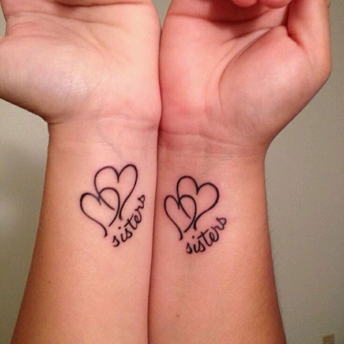 Sister Heart Tattoos