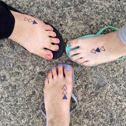 Sister Feet Tattoo Ideas