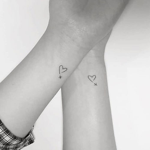 Simple Sister Tattoos