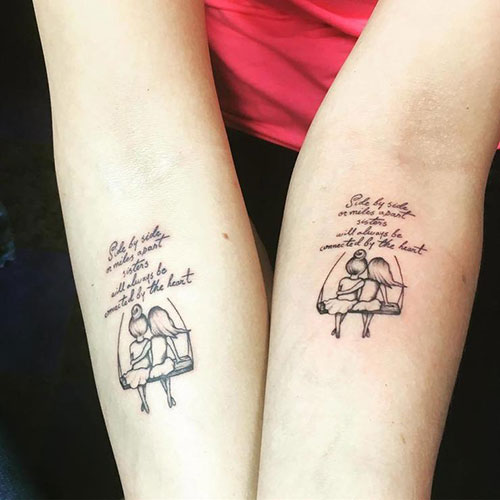 Cute Sister Quote Tattoos