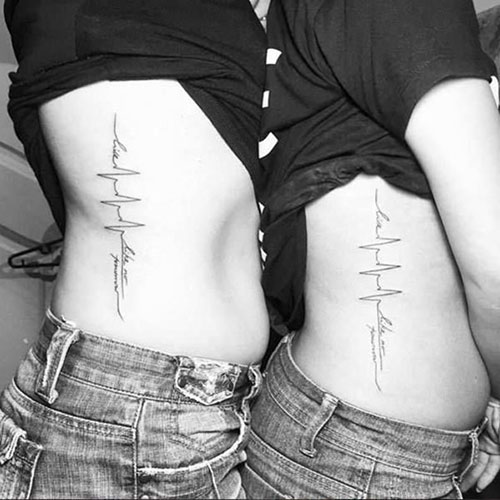 Cute Sister Symbol Tattoos