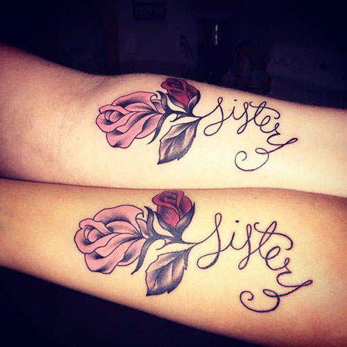 Cute Sister Tattoo Ideas