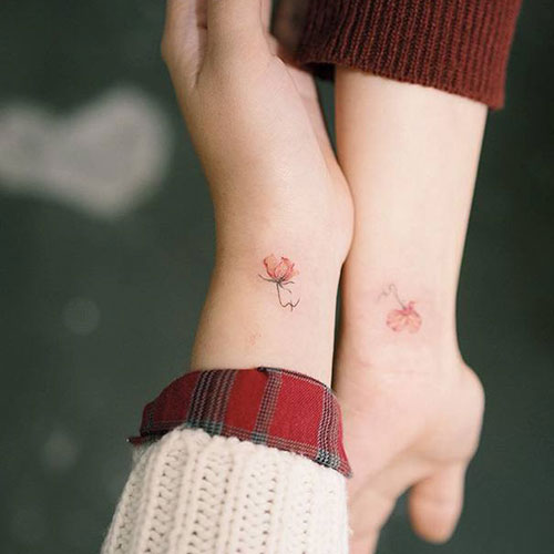 Best Small Mother Daughter Matching Tattoos