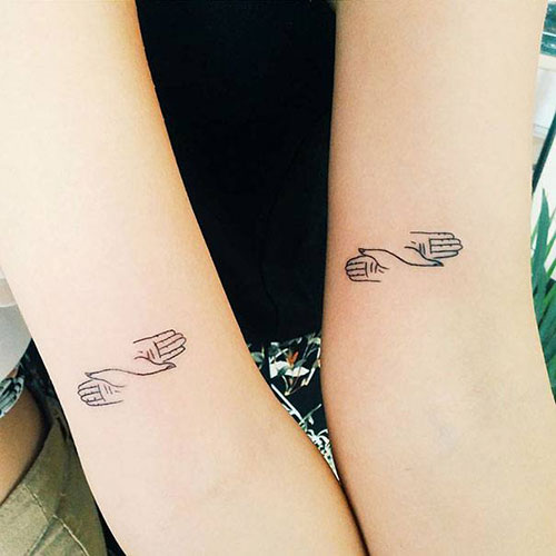 Mother and Daughter Arm Tattoo