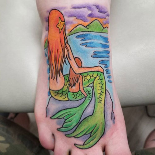 Mother Daughter Mermaid Tattoos