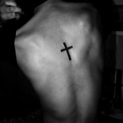 Simple Tattoos For Men - Cross
