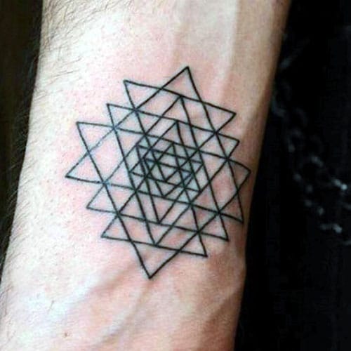 Cool Simple Tattoo Ideas For Guys - Geometric Design