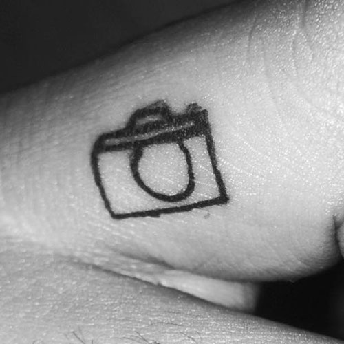 Small Camera Tattoo