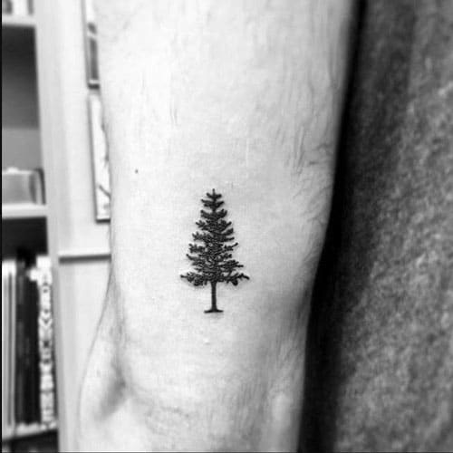Awesome Small Tree Tattoo