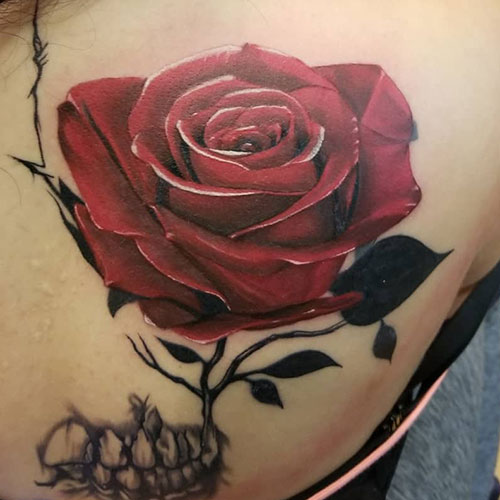 Rose Flower Tattoo Meaning