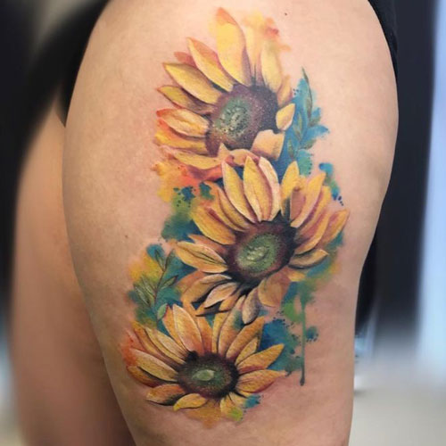 Sunflower Tattoo