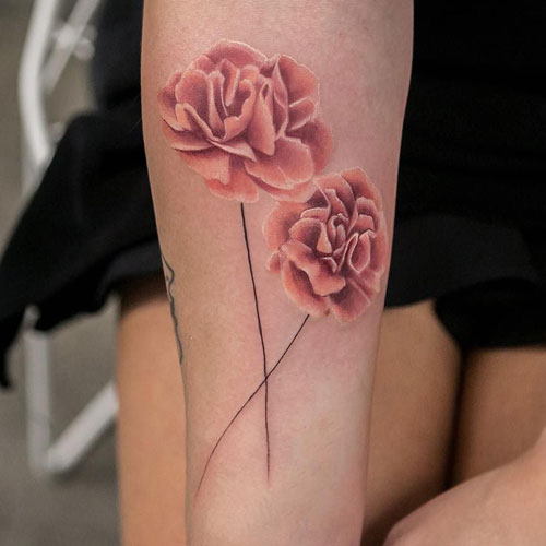 Carnation Tattoo