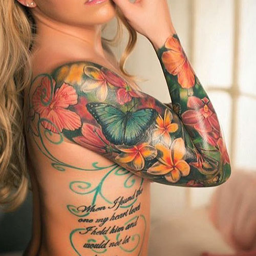 Beautiful Flower Tattoo Designs For Women