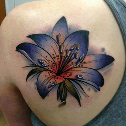 Lily Flower Tattoo