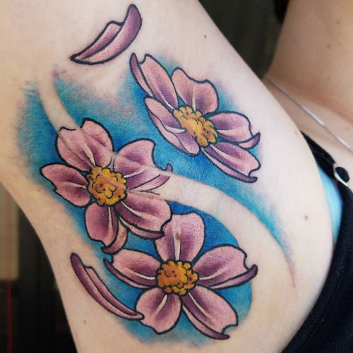 Cute Flower Tattoos For Girls