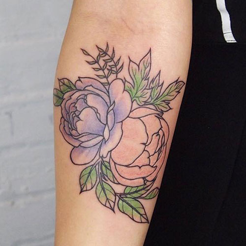 Cute Simple Flower Tattoo Designs