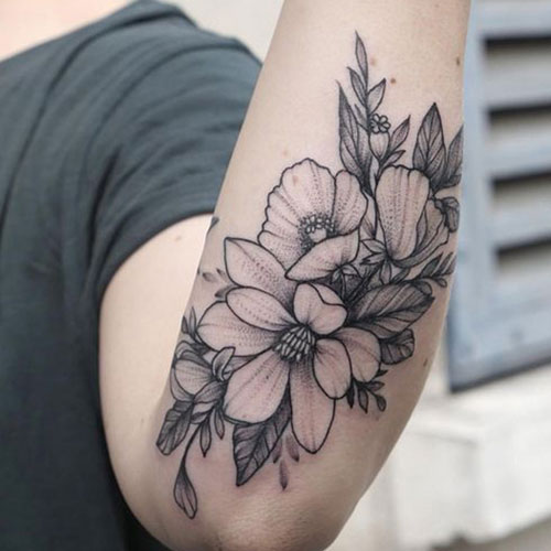 Magnolia Flower Tattoo