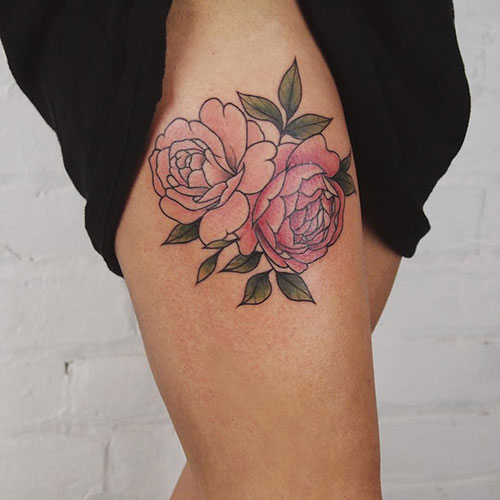 Pink Carnation Flower Tattoos