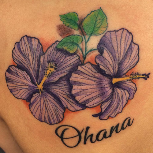 Cool Hibiscus Flower Tattoos