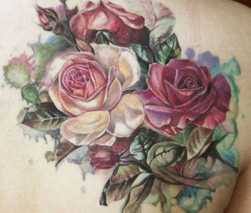 Pretty Flower Tattoos Women
