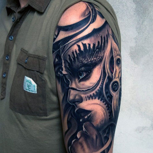 Men's Half Sleeve Tattoo