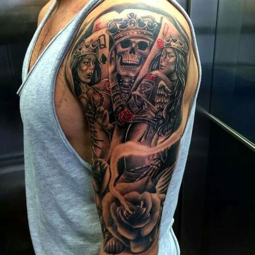 Badass Half Sleeve Tattoo Designs For Guys