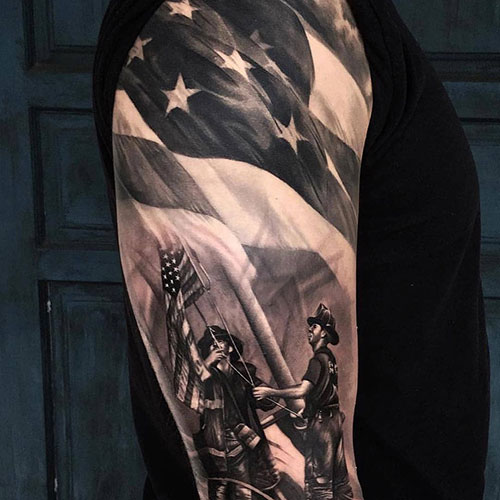 Best American Traditional Tattoo Sleeve