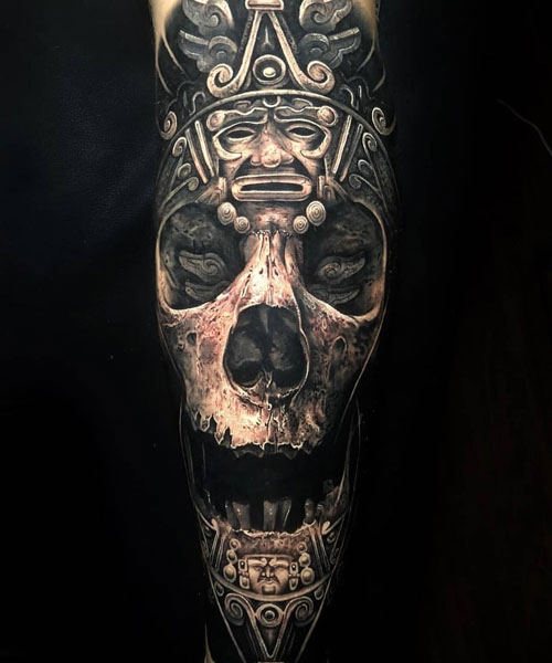 Best Skull Sleeve Tattoo Designs