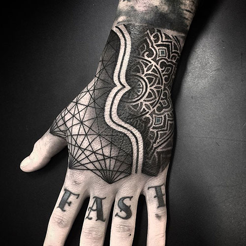 Badass Hand Tattoo Designs