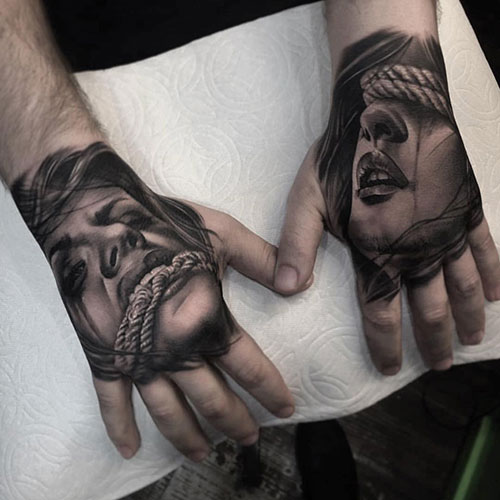 Stylish Tattoos on Hand